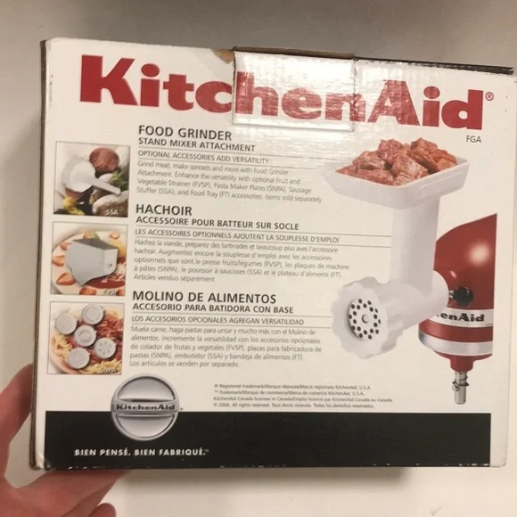 NWT KitchenAid® Food Grinder Attachment